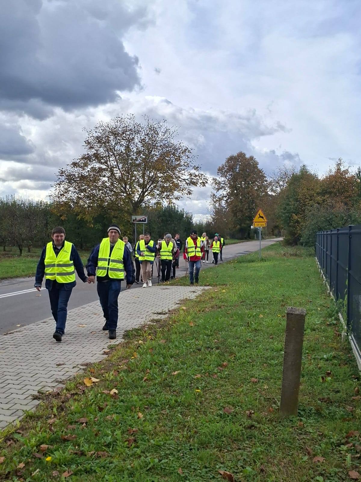 Jesienne spacery Nordic Walking — młodzież i seniorzy ramię w ramię