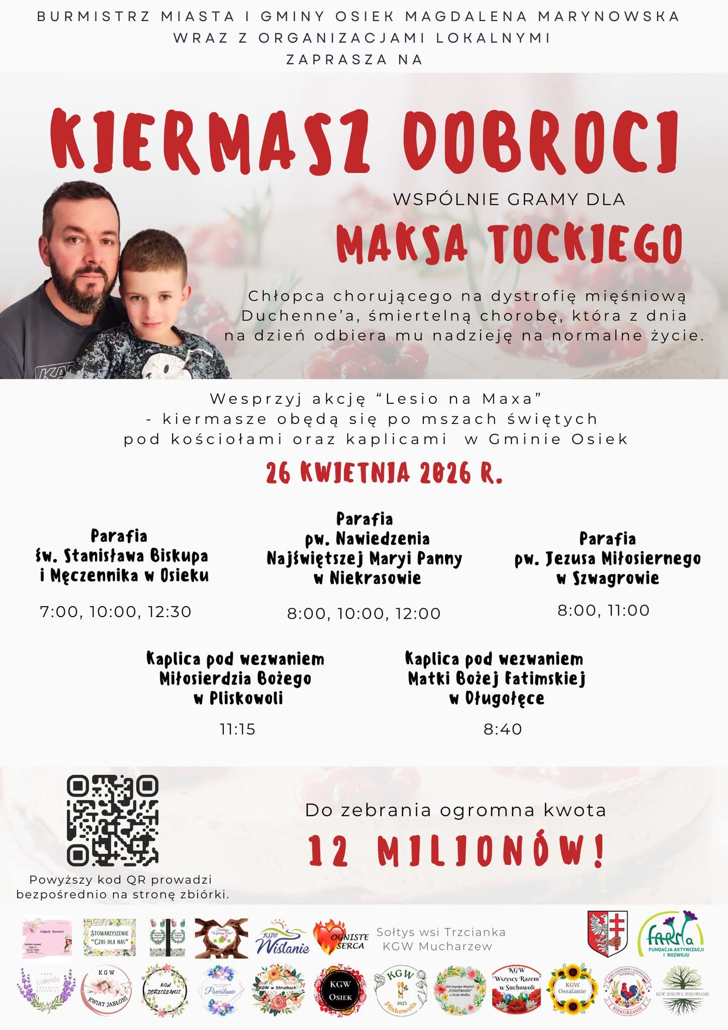 Zebraliśmy 19 380 zł dla Maksa Tockiego — wielkie serca w małej gminie