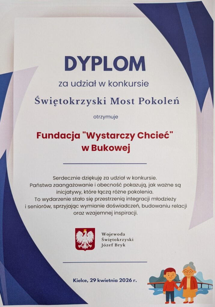 Pamiątkowe zdjęcie z pierwszej edycji Świętokrzyski Most Pokoleń