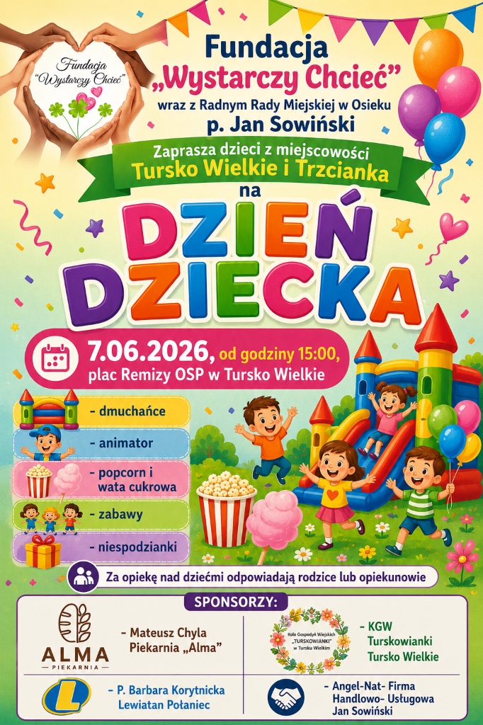 Serdecznie zapraszamy na wyjątkowy Dzień Dziecka!